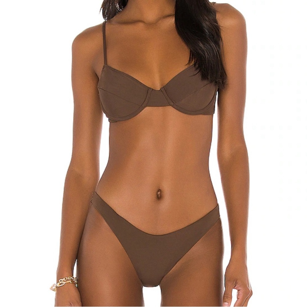 Jax Bikini Top & bottoms in Chocolate